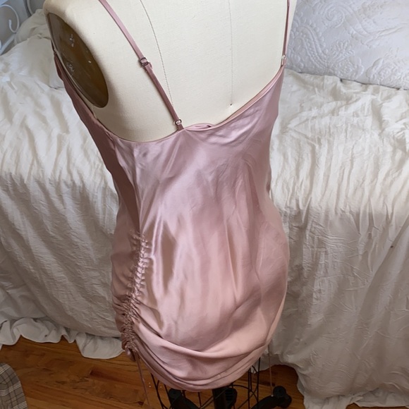 Aritzia ruched slip dress - Picture 3 of 8